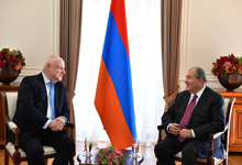 Armen Sarkissian receives OSCE PA President-led delegation