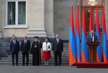 President Sarkissian attended the official reception held on the occasion of Independence Day