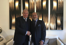 President Armen Sarkissian met with the head of Dassault company