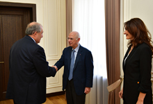 President hosted Professor John Bilezikian of Columbia University