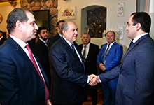 President Armen Sarkissian met with the representatives of the Armenian community of Belarus