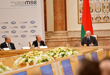 President participated at the Round Table discussions on the East-West relations