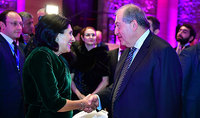 President Sarkissian participated at the official dinner hosted by the President of Georgia
