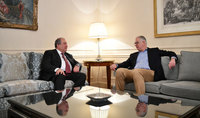 President Armen Sarkissian and Executive Director of the Nestlé Waters company discussed opportunities for cooperation