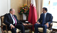 President of Armenia met with the Emir of Qatar
