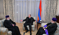 President Sarkissian hosted His Holiness Catholicos of All Armenian Garegin II and His Holiness Catholicos of the Great House of Cilicia Aram I: To serve the Fatherland is a mission