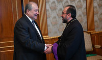 President Sarkissian hosted Prelate of the Shirak Diocese Michael Archbishop Ajapahian: My purpose is to support Gyumri through small, big, every possible step 