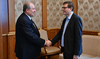 President Sarkissian met with the Innovation Editor of the Financial Times John Thornhill
