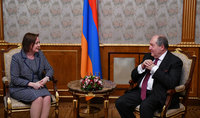 President Armen Sarkissian received Charge d’Affaires of Canada in Armenia Annick Goulet