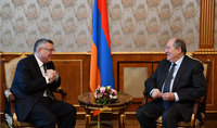 President Sarkissian received the Co-Chair of the
Armenian Assembly of Armenia