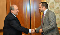 President received the founder of the Global Citizen Forum Armand Arton