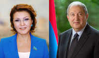 President Sarkissian had a phone conversation with Darigha Nazarbaeva