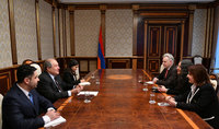 President Armen Sarkissian met with representatives of IBM company