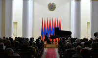 Presidential Concert series commenced with the solo concert of the renowned piano player Svetlana Navasardian