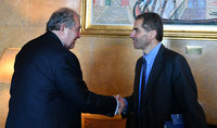 Armen Sarkissian met with the Minister of science, technology and higher education of Portugal