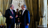 Armen Sarkissian met with the President of Portugal Marcelo Rebelo de Sousa