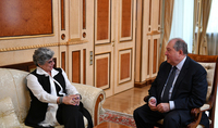 Armen Sarkissian met with the Founding Director of the A. Alikhanian National Scientific Laboratory Fund