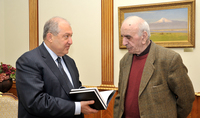 President Armen Sarkissian hosted the RA People’s Artist, great master of cinema art Artavazd Peleshian