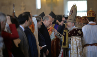 President Sarkissian was present at the liturgy served on the occasion of Holy Resurrection