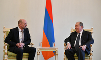 President met with the delegation of Fraunhofer: We came to Armenia following President Armen Sarkissian’s urge