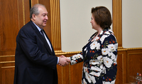 President Sarkissian received representative of the World Health Organization (WHO)