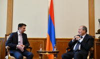 Նախագահ Արմեն Սարգսյանն ընդունել է «Վերադարձ Հայաստան» հիմնադրամի համահիմնադիրներին