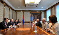 Armen Sarkissian received family members of the pilots killed during the Artsakh Liberation War