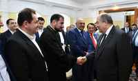 In Nur-Sultan, President Armen Sarkissian met with the Armenian community: Our strength is in our unity