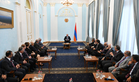 Unity through Sport: President Armen Sarkissian received delegation of the World Committee of the Pan-Armenian Games