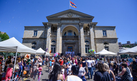 Festive events for kids were held on the grounds of Presidential Palace