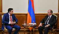 President Armen Sarkissian received representatives of the One Armenia Party