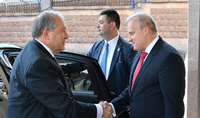 On the occasion of Russia’s Day, President Sarkissian visited the Embassy of the Russian Federation in Armenia