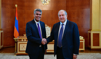 President Armen Sarkissian held a farewell meeting with the Ambassador of India