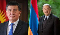 Sooronbai Zheenbekov congratulated President Sarkissian: Armenian-Kyrgyz relations based on friendship will continue to develop
