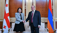 President of Georgia Salome Zurabishvili congratulated President Armen Sarkissian: Always ready to support the strengthening of cooperation of our two countries