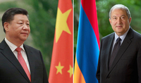 President Xi Jinping congratulated President Armen Sarkissian: I attach great importance to the development of the Armenian-Chinese relations