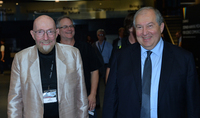 President Sarkissian met with the American theoretical physicist, Noble Laureate Kip Thorne 