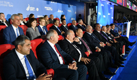 President Armen Sarkissian attended the closing ceremony of the Second European Games