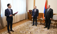 Swearing-in ceremony of the newly appointed minister of justice took place at the Presidential Palace