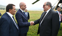 President Armen Sarkissian has arrived to Lori on a working visit