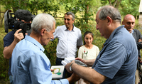 President Armen Sarkissian visited Ahnidzor - the “small Fatherland” of the acclaimed writer Hrant Matevossian: “I leave the Matevossians paternal home inspired and gratified”