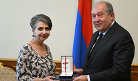 President Armen Sarkissian received the composer Marine Ales