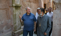 President Sarkissian visited the Odzun monastery complex