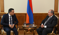 President Armen Sarkissian received Ombudsman of Armenia Arman Tatoyan