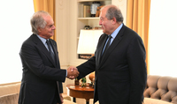 President Sarkissian met in Rome with the CEO of the renowned Elettronica Group company: Our dream is to make Armenia one of the best world centers of artificial intelligence