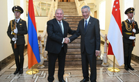 President Sarkissian hosted Prime Minister of Singapore Lee Hsien Loong: Relations between our countries are progressing in the right direction