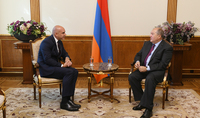 President Sarkissian hosted member of the Izmirlian Fund Council Gregori Jerejian