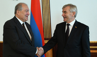 Armenia and Lithuania had common history and have great potential to deepen the relations: President Sarkissian hosted delegation of the Speaker of the Lithuanian Seimas