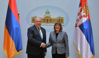 We have an excellent level of mutual understanding and huge potential for cooperation: President Sarkissian was hosted at the National Assembly of Serbia