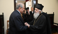 President Armen Sarkissian met with the Serbian Patriarch, His Holiness Irinej